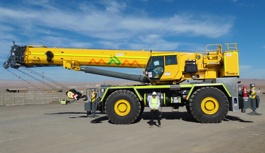 MPM Rental adds three new Grove RT9130E-2s for Chile’s dynamic mining sector
